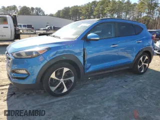 2016 Hyundai Tucson Eco with VIN KM8J3CA21GU103746, listed as a Copart auction lot 46431635 with 106,381 mi miles and Salvage Title. Bid and sale history available at carsss.com. Image 1.