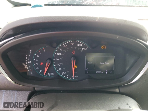 2020 Chevrolet Trax LS with VIN KL7CJKSB3LB039143, listed as a Copart auction lot 44405985 with 57,280 mi miles and Salvage Title. Bid and sale history available at carsss.com. Image 9.