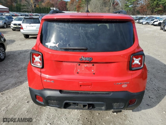 2019 Jeep Renegade Limited with VIN ZACNJBD19KPJ90165, listed as a Copart auction lot 79029694 with 105,618 mi miles and Clean Title. Bid and sale history available at carsss.com. Image 6.