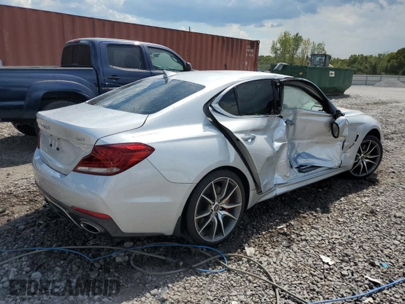 2019 Genesis G70 Advanced z VIN KMTG54LE3KU016950, wystawiony jako Copart lot #69569504 z przebiegiem 33 301 mil mil oraz Szkoda całkowita • Salvage title. Historia ofert i sprzedaży dostępna na DreamBid. Obrazek 3.