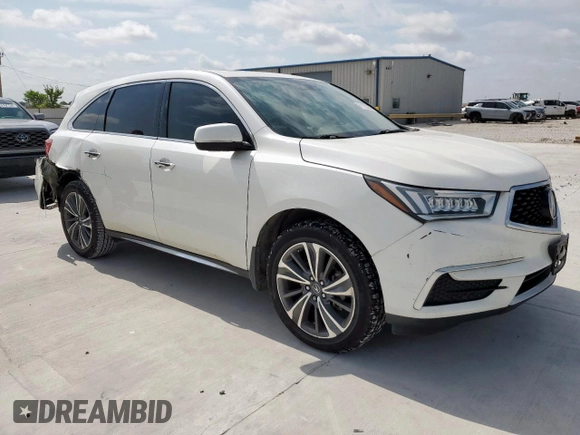 2019 Acura MDX Technology with VIN 5J8YD3H5XKL007209, listed as a Copart auction lot 61122255 with 101,749 mi miles and Salvage title. Bid and sale history available at DreamBid. Image 4.