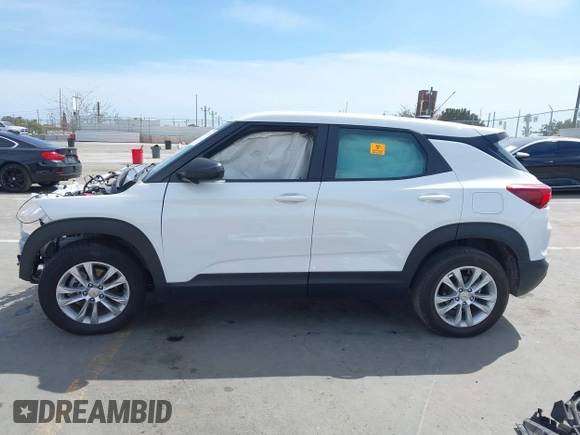 2023 Chevrolet TrailBlazer LS with VIN KL79MMS22PB026421, listed as a IAAI auction lot 41939775 with Not Provided miles and . Bid and sale history available at DreamBid. Image 14.