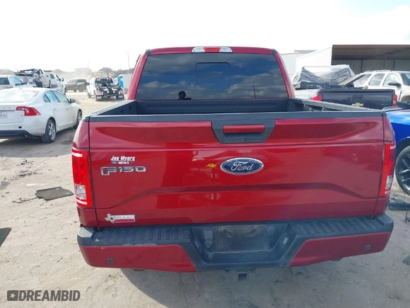 2017 Ford F-150 XL with VIN 1FTEW1CG7HKC22876, listed as a IAAI auction lot 41477067 with 128,045 mi miles. Bid and sale history available at carsss.com. Image 16.