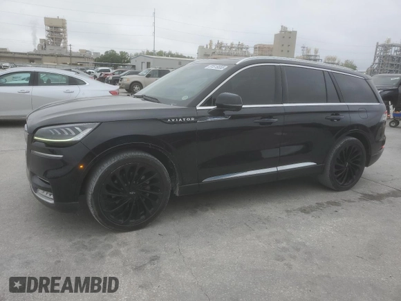 2021 Lincoln Aviator Reserve with VIN 5LM5J7WCXMGL17366, listed as a Copart auction lot 51515555 with 44,232 mi miles and Clean title. Bid and sale history available at DreamBid. Image 1.