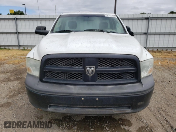 2012 Ram 1500 Tradesman with VIN 3C6JD7DT3CG152500, listed as a Copart auction lot 56755775 with 171,022 mi miles and Clean title. Bid and sale history available at DreamBid. Image 5.