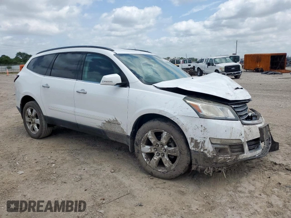 2016 Chevrolet Traverse LT with VIN 1GNKRGKD7GJ329622, listed as a Copart auction lot 57064375 with Not provided miles and Salvage title. Bid and sale history available at DreamBid. Image 4.