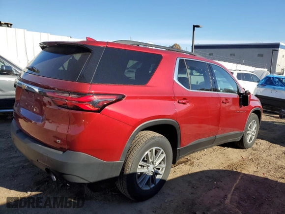 2023 Chevrolet Traverse LT Cloth with VIN 1GNEVGKW9PJ144952, listed as a Copart auction lot 75672953 with 32,549 mi miles. Bid and sale history available at carsss.com. Image 3.