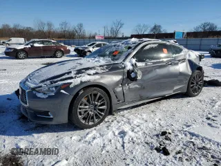 2017 Infiniti Q60 Sport with VIN JN1EV7EL9HM554423, listed as a Copart auction lot 44255215 with Not Provided miles and Salvage Title. Bid and sale history available at DreamBid. Image 1.
