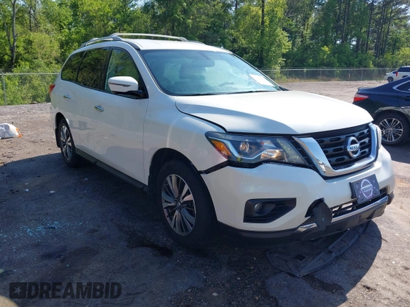 2017 Nissan Pathfinder S with VIN 5N1DR2MN1HC694910, listed as a IAAI auction lot 41978827 with 95,703 mi miles and . Bid and sale history available at DreamBid. Image 1.