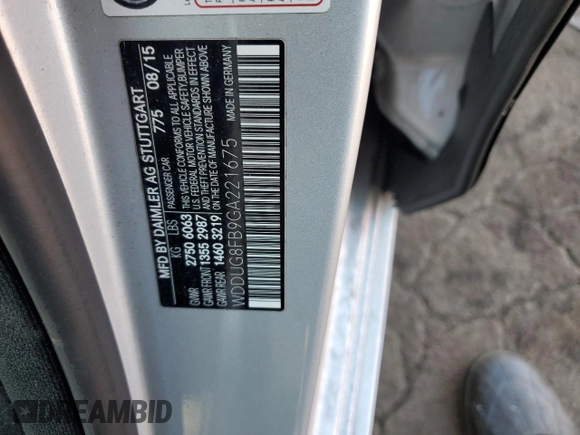 2016 Mercedes-Benz S 550 z VIN WDDUG8FB9GA221675, wystawiony jako Copart lot #46803515 z przebiegiem 62 575 mil mil oraz Szkoda całkowita • Salvage title. Historia ofert i sprzedaży dostępna na DreamBid. Obrazek 14.