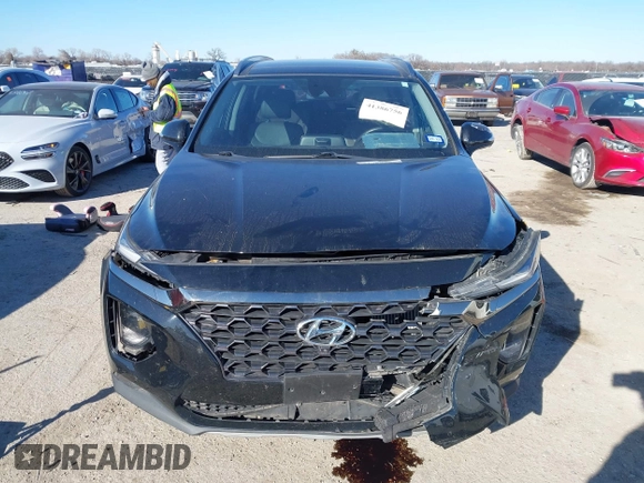 2019 Hyundai Santa Fe Ultimate with VIN 5NMS53AA1KH119486, listed as a IAAI auction lot 41386756 with 53,343 mi miles. Bid and sale history available at carsss.com. Image 12.