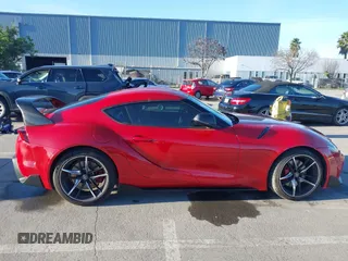 2020 Toyota Supra 3.0 with VIN WZ1DB4C02LW027976, listed as a IAAI auction lot 41264307 with 53,382 mi miles and . Bid and sale history available at DreamBid. Image 13.