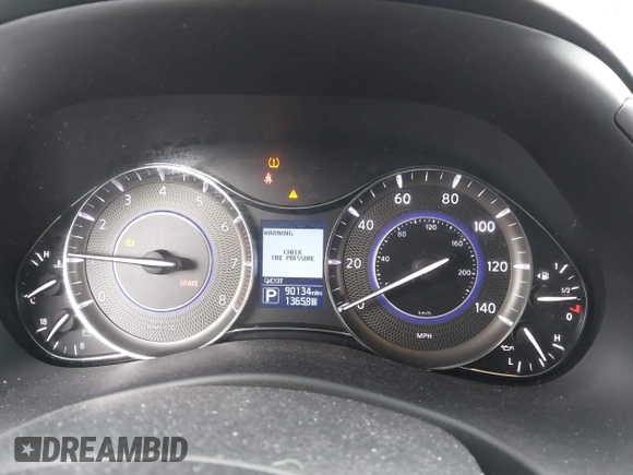 2017 Infiniti QX80 Signature Edition with VIN JN8AZ2NEXH9155628, listed as a IAAI auction lot 41941376 with 90,134 mi miles. Bid and sale history available at carsss.com. Image 7.