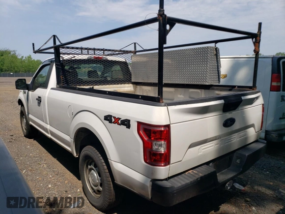 2018 Ford F-150 XL with VIN 1FTMF1EB7JKD76944, listed as a Copart auction lot 59559195 with 133,460 mi miles and Salvage title. Bid and sale history available at DreamBid. Image 2.