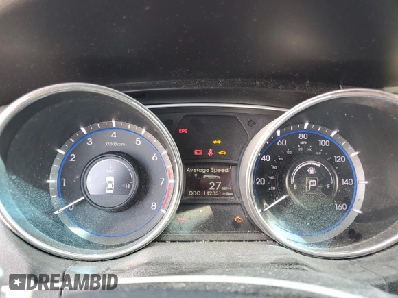 2013 Hyundai Sonata Limited with VIN 5NPEC4AC4DH799142, listed as a Copart auction lot 56796265 with 142,351 mi miles and Clean Title. Bid and sale history available at DreamBid. Image 9.