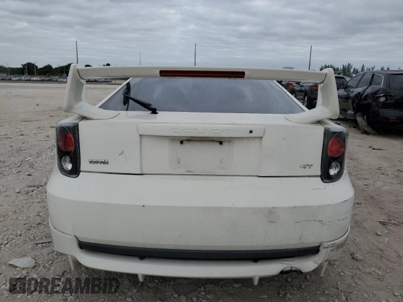 2002 Toyota Celica GT with VIN JTDDR32T020123915, listed as a Copart auction lot 81512724 with 194,756 mi miles and Salvage Title. Bid and sale history available at carsss.com. Image 6.