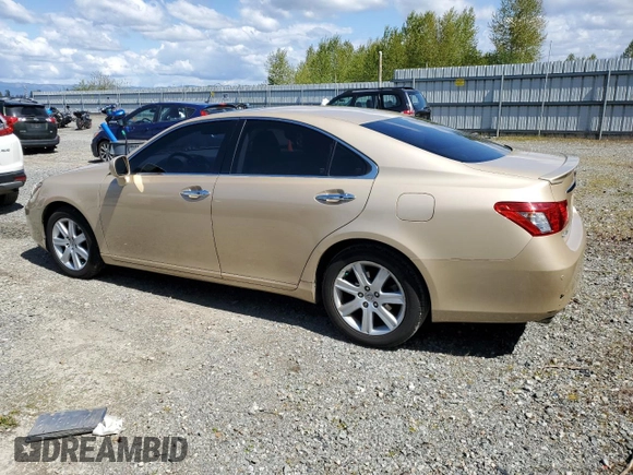 2007 Lexus ES 350 with VIN JTHBJ46G372047618, listed as a Copart auction lot 53755045 with 147,266 mi miles and Salvage Title. Bid and sale history available at carsss.com. Image 2.