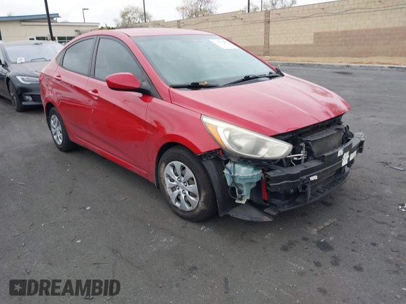 2015 Hyundai Accent GLS with VIN KMHCT4AE4FU827177, listed as a IAAI auction lot 42057967 with 83,842 mi miles and . Bid and sale history available at carsss.com. Image 1.