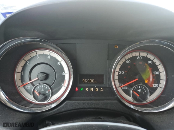 2016 Dodge Grand Caravan SXT with VIN 2C4RDGCG6GR396643, listed as a Copart auction lot 43816165 with 96,588 mi miles and Salvage Title. Bid and sale history available at carsss.com. Image 9.