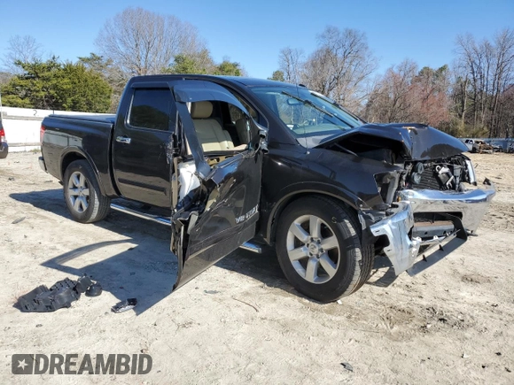 2015 Nissan Titan SL with VIN 1N6AA0EC4FN509604, listed as a Copart auction lot 49650865 with 100,184 mi miles and Salvage Title. Bid and sale history available at carsss.com. Image 4.