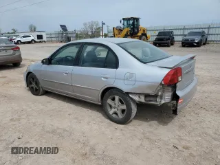 2004 Honda Civic EX with VIN 2HGES26704H528124, listed as a Copart auction lot 51548095 with 263,555 mi miles and Salvage Title. Bid and sale history available at DreamBid. Image 2.