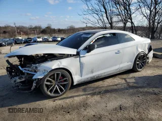 2018 Audi S5 Prestige z VIN WAUR4AF53JA035094, wystawiony jako Copart lot #45795465 z przebiegiem Nie podano mil oraz Szkody całkowita. Historia ofert i sprzedaży dostępna na DreamBid. Obrazek 1.