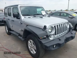 2023 Jeep Wrangler Sport z VIN 1C4HJXDG2PW508235, wystawiony jako IAAI lot #42127823 z przebiegiem 25 069 mil mil oraz . Historia ofert i sprzedaży dostępna na DreamBid. Obrazek 1.