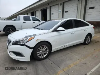 2016 Hyundai Sonata SE with VIN 5NPE24AF2GH384385, listed as a Copart auction lot 63111885 with 154,482 mi miles and Clean title. Bid and sale history available at DreamBid. Image 1.