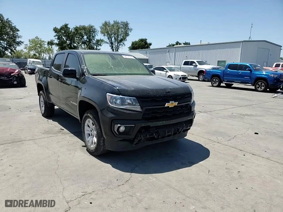 2022 Chevrolet Colorado 2WD LT with VIN 1GCGSCEA5N1288868, listed as a Copart auction lot 64191574 with 57,947 mi miles and Salvage Title. Bid and sale history available at carsss.com. Image 11.