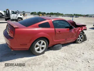 2008 Ford Mustang GT Deluxe with VIN 1ZVHT82H285150604, listed as a Copart auction lot 56236525 with 132,142 mi miles and Salvage title. Bid and sale history available at DreamBid. Image 3.