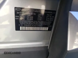 2020 Hyundai Santa Fe SEL with VIN 5NMS3CAD6LH246817, listed as a Copart auction lot 47855775 with 30,473 mi miles and Salvage Title. Bid and sale history available at carsss.com. Image 13.