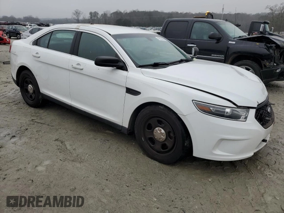 2019 Ford Police Interceptor with VIN 1FAHP2MK0KG113534, listed as a Copart auction lot 42623495 with 107,464 mi miles and Clean title. Bid and sale history available at DreamBid. Image 4.