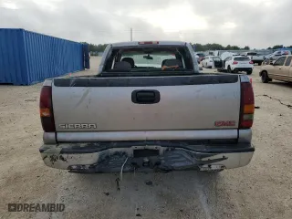 2002 GMC Sierra 1500 SLE with VIN 2GTEC19V821179767, listed as a Copart auction lot 70909254 with 0 mi miles and Salvage Title. Bid and sale history available at carsss.com. Image 6.