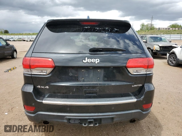 2014 Jeep Grand Cherokee Limited z VIN 1C4RJFBT6EC184557, wystawiony jako Copart lot #57657095 z przebiegiem 157 688 mil mil oraz Szkoda całkowita • Salvage title. Historia ofert i sprzedaży dostępna na DreamBid. Obrazek 6.