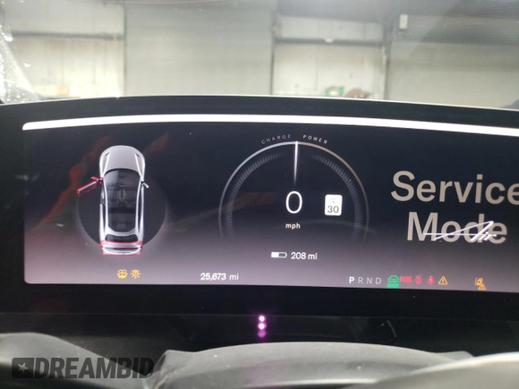 2022 Lucid Air Grand Touring z VIN 50EA1GBA0NA001260, wystawiony jako Copart lot #52131155 z przebiegiem 25 673 mil mil oraz Szkody całkowita. Historia ofert i sprzedaży dostępna na DreamBid. Obrazek 9.