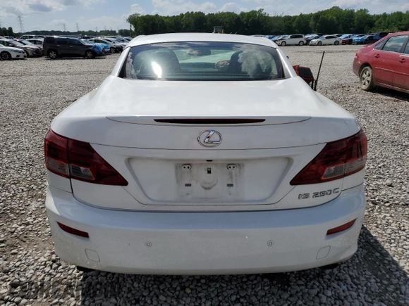 2013 Lexus IS 250 C with VIN JTHFF2C26D2527325, listed as a Copart auction lot 55351065 with Not provided miles and Salvage title. Bid and sale history available at DreamBid. Image 6.