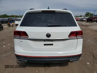 2021 Volkswagen Atlas SE with VIN 1V2JP2CAXMC558313, listed as a Copart auction lot 50382084 with 55,361 mi miles and Salvage title. Bid and sale history available at DreamBid. Image 6.
