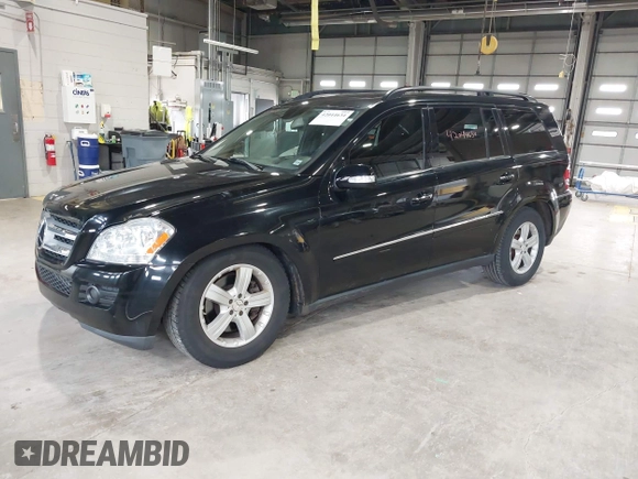 2007 Mercedes-Benz GL 450 with VIN 4JGBF71E57A109564, listed as a IAAI auction lot 42044634 with 177,844 mi miles and . Bid and sale history available at DreamBid. Image 2.