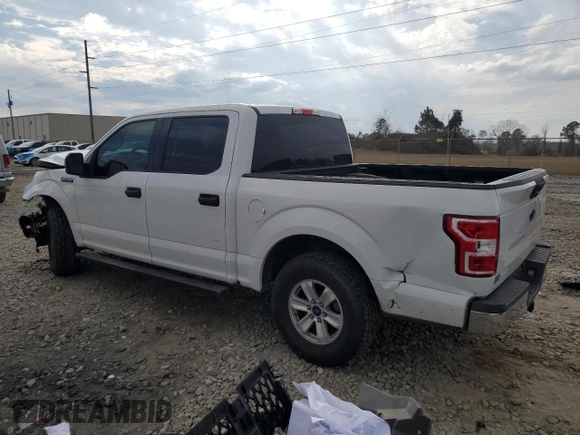 2018 Ford F-150 XL with VIN 1FTEW1CB8JFC30701, listed as a Copart auction lot 43772675 with 109,440 mi miles and Salvage Title. Bid and sale history available at carsss.com. Image 2.