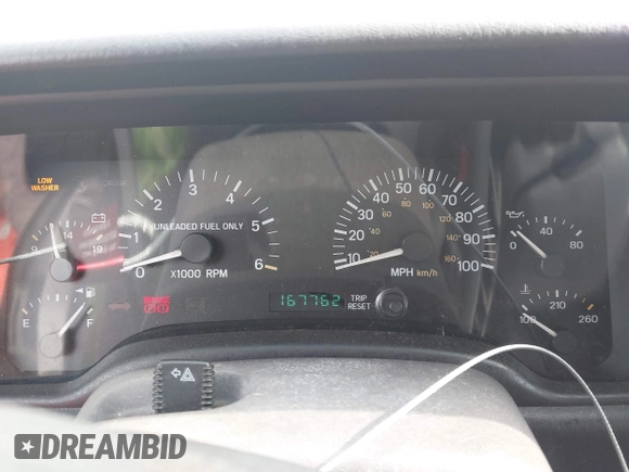 1998 Jeep Cherokee Sport z VIN 1J4FJ68S6WL124839, wystawiony jako IAAI lot #42421174 z przebiegiem 167 762 mil mil oraz . Historia ofert i sprzedaży dostępna na DreamBid. Obrazek 7.
