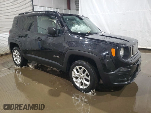 2018 Jeep Renegade Sport with VIN ZACCJBAB5JPJ41077, listed as a Copart auction lot 42986385 with 86,418 mi miles and Salvage title. Bid and sale history available at DreamBid. Image 4.