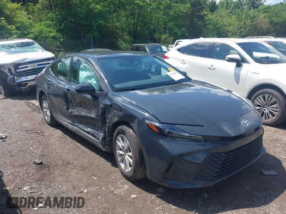 2025 Toyota Camry LE with VIN 4T1DAACK6SU584011, listed as a IAAI auction lot 42119086 with 7,229 mi miles and . Bid and sale history available at DreamBid. Image 6.