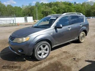 2007 Mitsubishi Outlander XLS with VIN JA4MS41X07U003671, listed as a Copart auction lot 52073595 with 234,741 mi miles and Salvage Title. Bid and sale history available at carsss.com. Image 1.