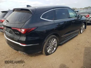 2022 Acura MDX w/Advance Package with VIN 5J8YE1H87NL035338, listed as a Copart auction lot 66809874 with 32,217 mi miles and Salvage Title. Bid and sale history available at carsss.com. Image 3.