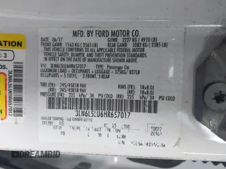 2017 Lincoln MKZ Hybrid Select с VIN 3LN6L5LU6HR657017, выставлен на аукционе IAAI как лот 42346163 с пробегом 93 104 миль миль и . История ставок и продаж доступна на DreamBid. Изображение 9.