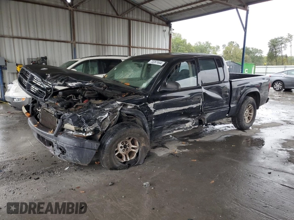 2003 Dodge Dakota Sport with VIN 1D7HL38X93S348438, listed as a Copart auction lot 73287444 with 297,185 mi miles and Salvage Title. Bid and sale history available at carsss.com. Image 1.