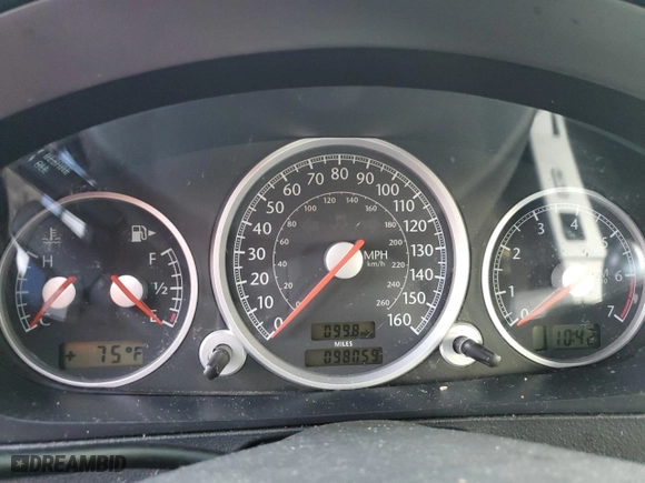 2005 Chrysler Crossfire Limited with VIN 1C3AN65L65X046320, listed as a Copart auction lot 75063504 with 98059 miles and Salvage Title. Bid and sale history available at carsss.com. Image 9.