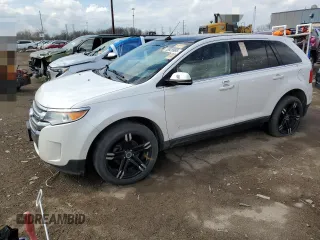 2013 Ford Edge Limited with VIN 2FMDK4KC9DBE16476, listed as a Copart auction lot 53928995 with 213,335 mi miles and Clean Title. Bid and sale history available at carsss.com. Image 1.