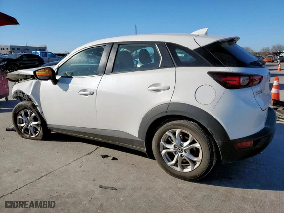2021 Mazda CX-3 Sport with VIN JM1DKDB78M1513641, listed as a Copart auction lot 46864815 with 15,311 mi miles and Salvage Title. Bid and sale history available at carsss.com. Image 2.