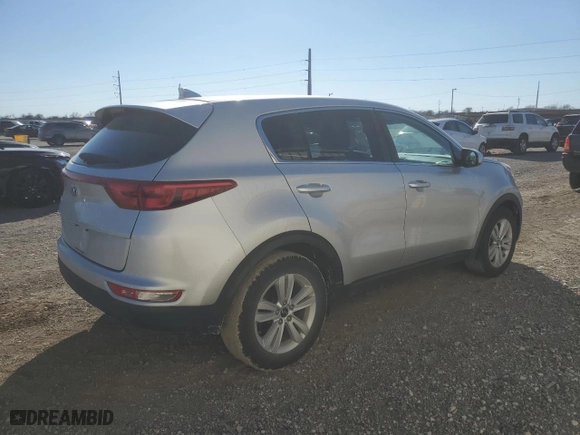2018 Kia Sportage LX with VIN KNDPM3AC8J7455961, listed as a Copart auction lot 46624355 with 109,064 mi miles and Salvage Title. Bid and sale history available at carsss.com. Image 3.
